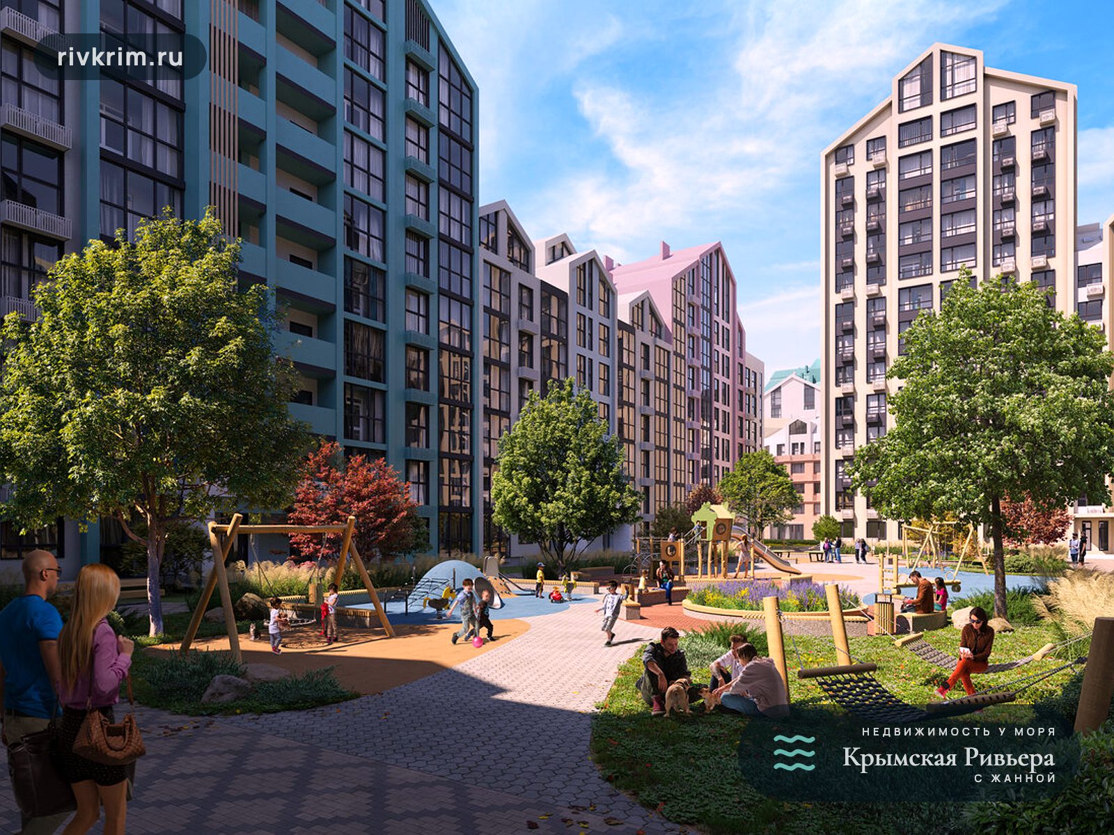 Евпатория ЖК "Мойнако Ривьера" 1-комнатная квартира 56 м²