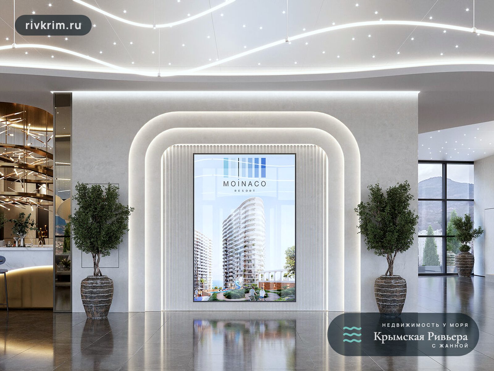 Евпатория ЖК "Мойнако Ривьера" 2-комнатная квартира 53 м²